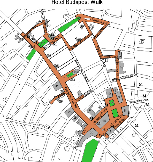 Central Moscow Map